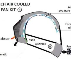 Limit Tech Air Cooled Helmet Fan Kit (Patent Owned Design)
