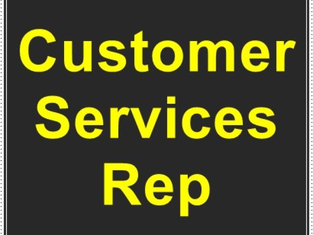 Customer Services Rep - 1