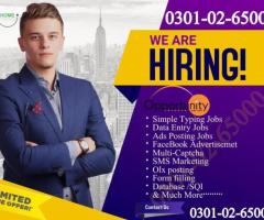 Earn weekly  - daily online part time job online ads posting job home
