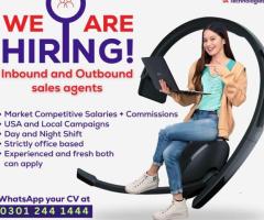 Call Center Inbound & Outbound Sales Agents - Office Based Jobs