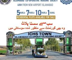ichs town 10 marla plot for sale. ICHS TOWN islamabad Cooperative Housing Society
