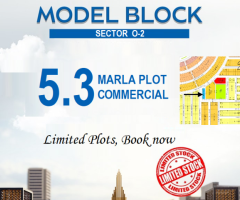 Faisal Town 5 Marla Commercial plot for sale