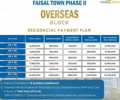 Faisal town Overseas Enclave 5 Marla Plot for sale - Image 2