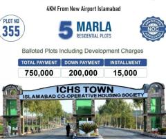 ichs 5 marla plot for sale. ICHS TOWN