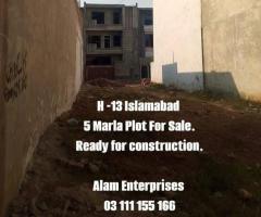 5 Marla Plot for Sale H-13 Islamabad. - Image 2