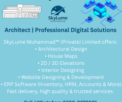 Architect, Web Designer & ERP Software – Gujranwala | SkyLume Muhammad™
